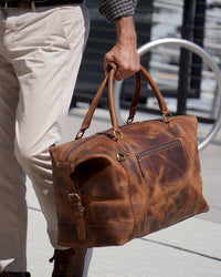 Brown Vittoria Duffle
