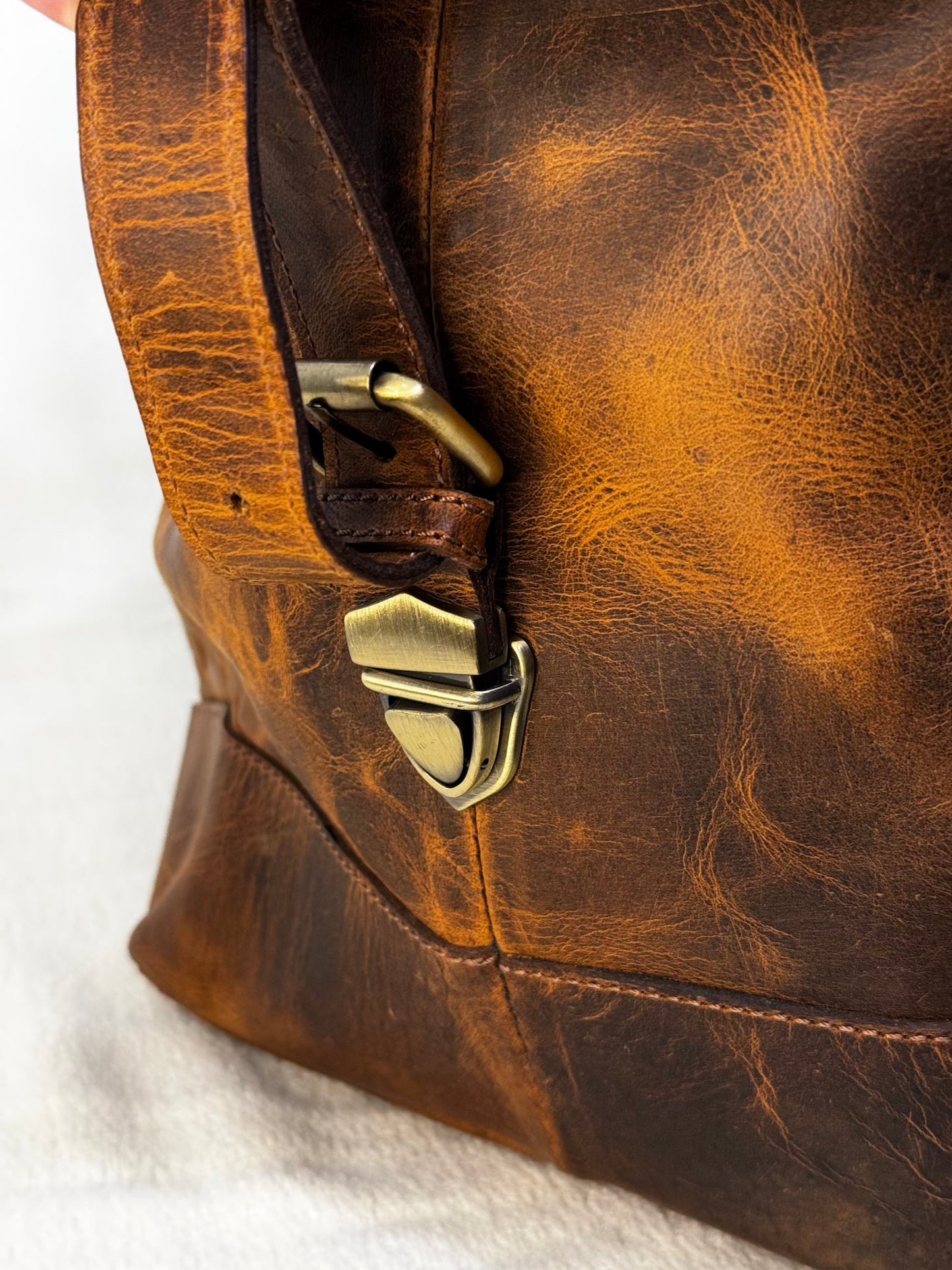 Brown Vittoria Duffle