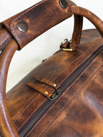 Brown Vittoria Duffle